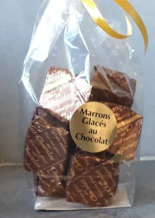 MARRONS GLACÉS AU CHOCOLAT