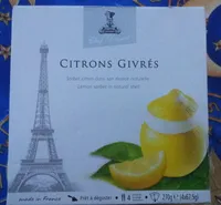 Chef dessert, citrons givrés