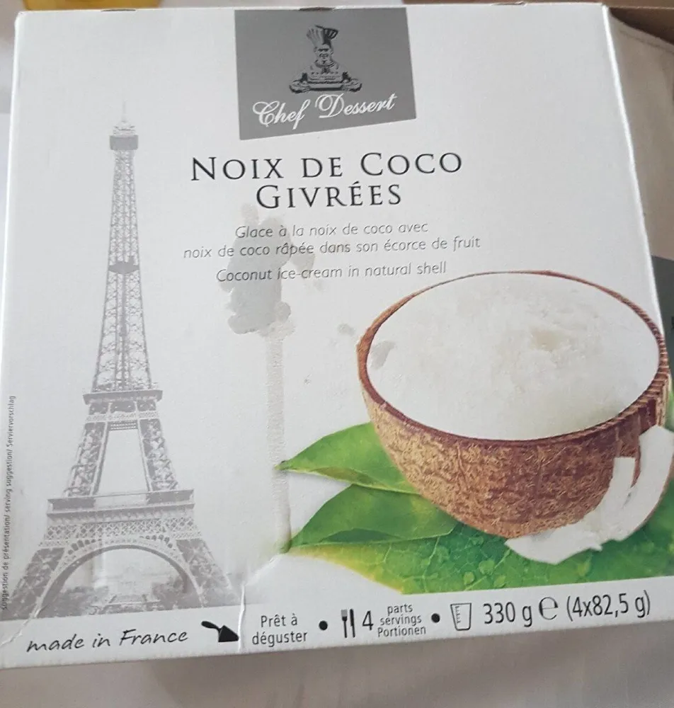 Noix de coco givrées