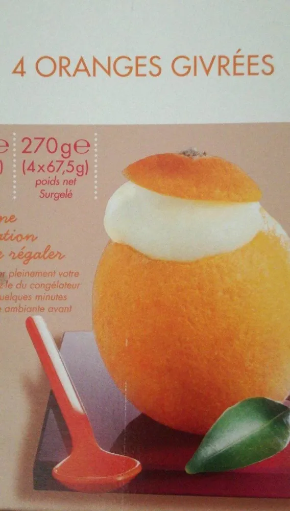 Oranges givrées