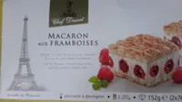 Entremets macaron framboise, l'étui de 2 152 gr