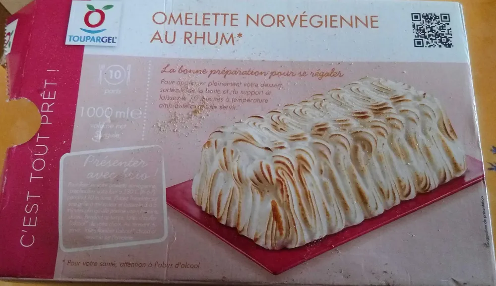 Omelette norvégienne au rhum