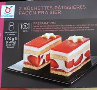 Bûchettes Pâtissières Façon Fraisier