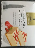 Cheesecakes sauce fruits rouges