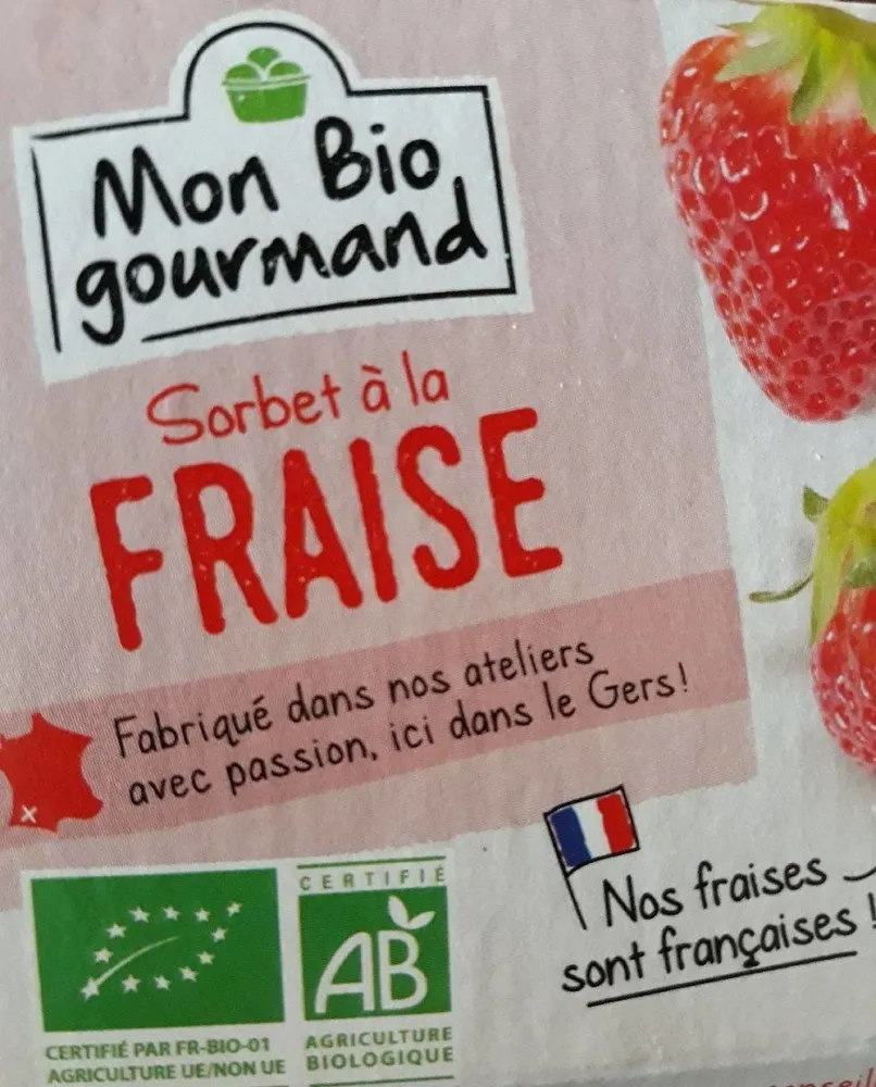 Sorbet à la fraise