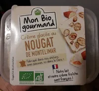 Crème glacée au nougat de Montélimar