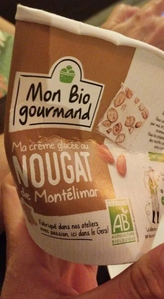 Ma crème glacée au nougat de Montélimar