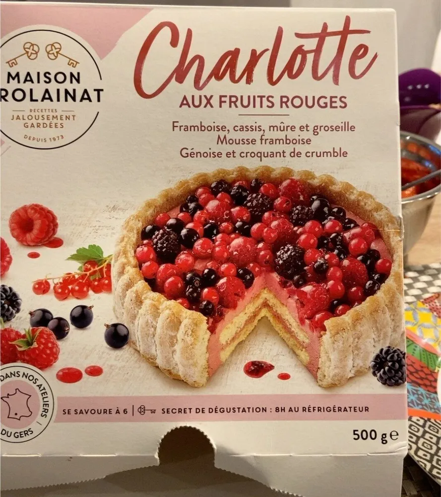 Charlotte aux fruits rouges
