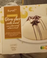 Dôme glacée vanille caramel