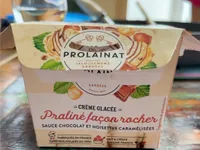 Crème glacée praliné façon rocher