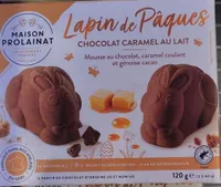 Lapin chocolat caramel