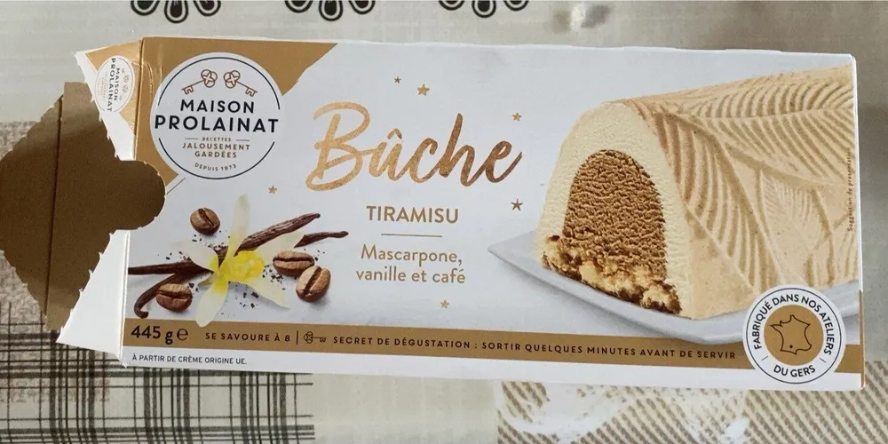 Buche tiramisu