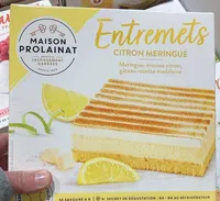 Entremets citron merigué