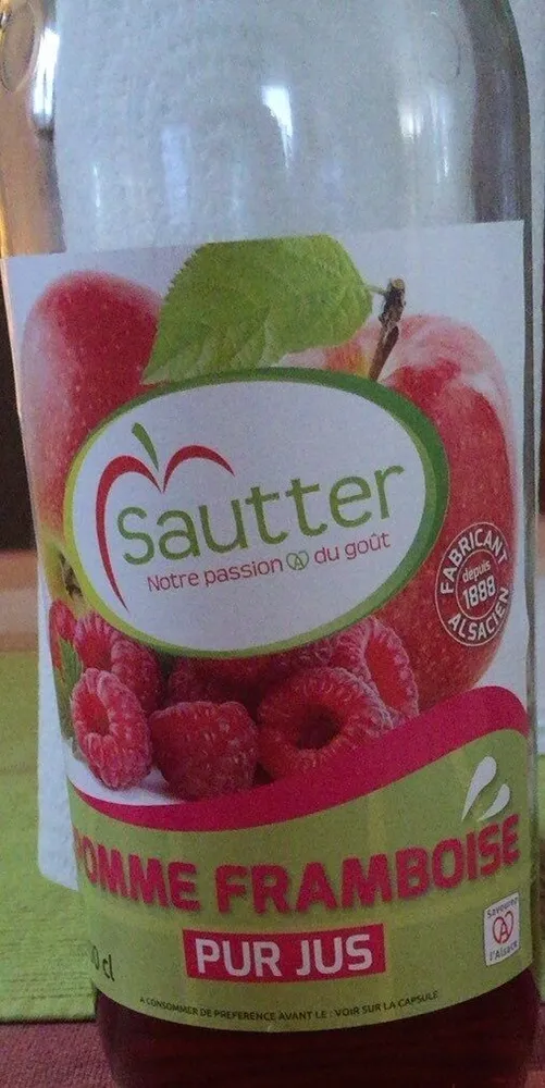 Pur jus pomme framboise