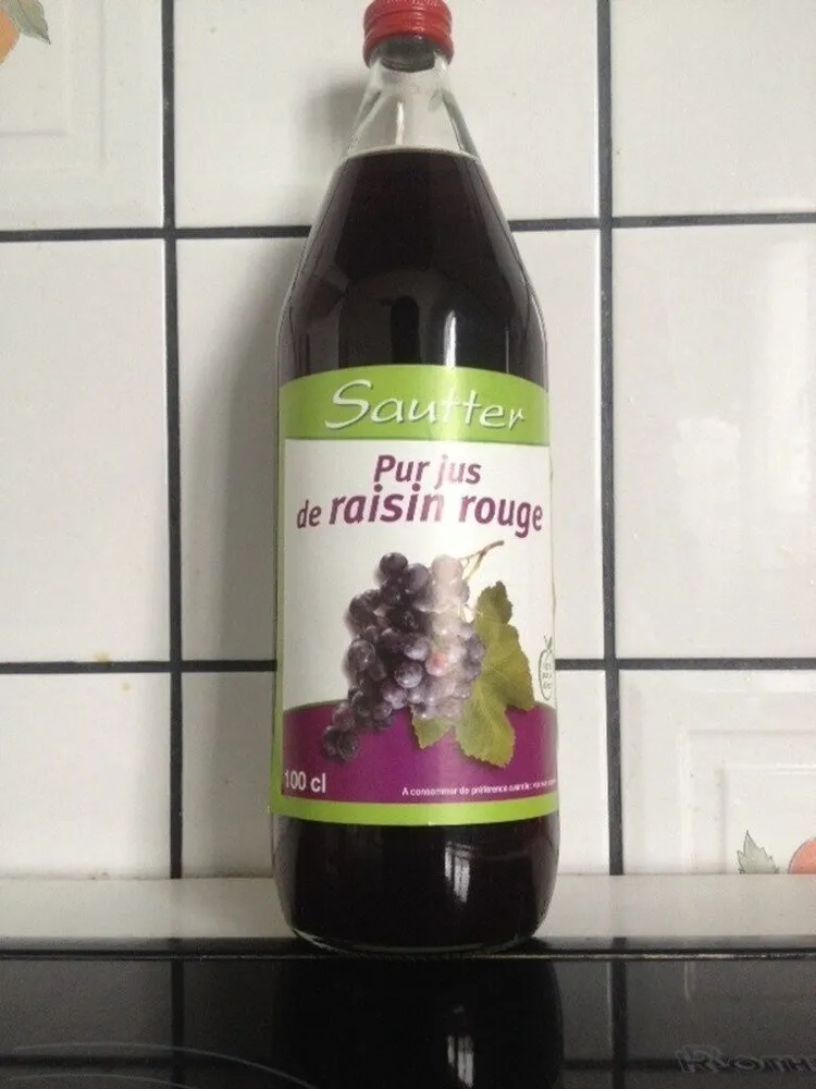 Pur jus de raisin rouge