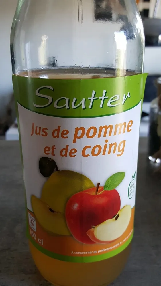 jus de pomme et de coing