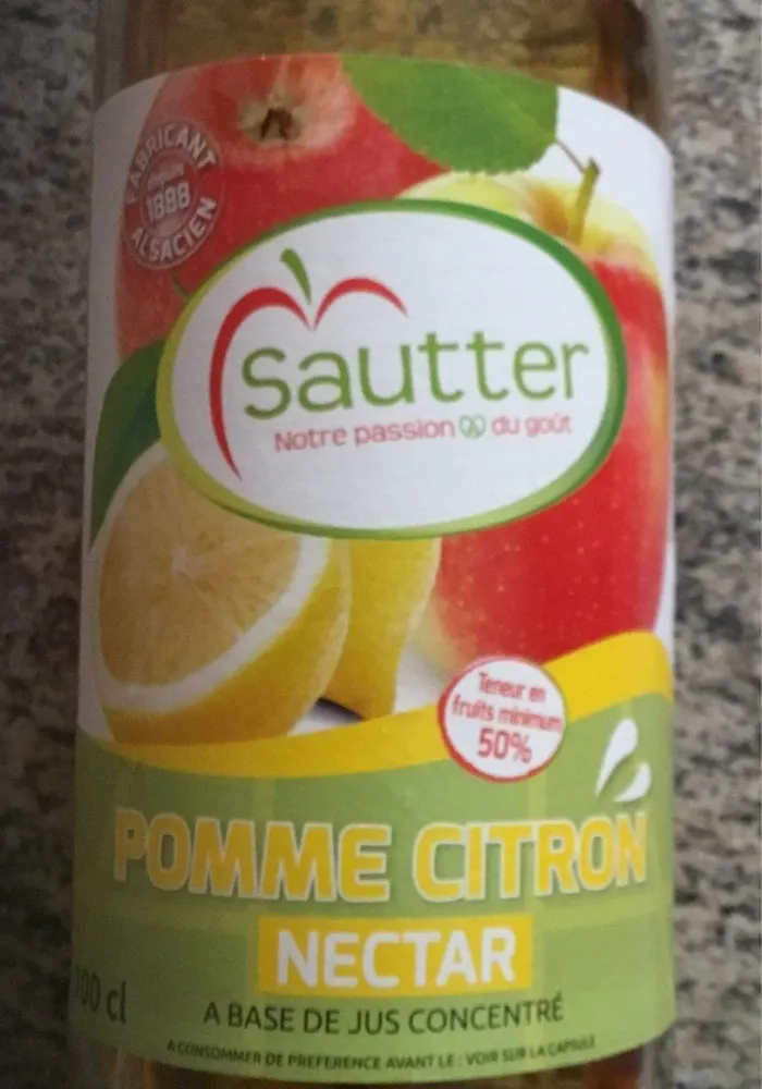 Nectar pomme citron