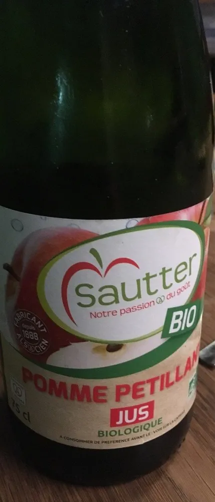 Pomme pétillant jus