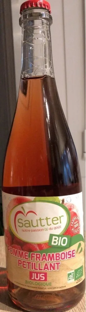 Pomme framboise pétillant