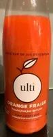 Jus orange fraise