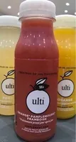 Jus orange pamplemousse framboise