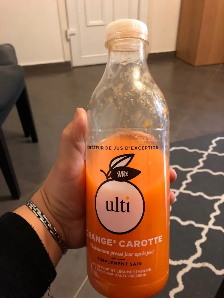 Jus d’orange carotte