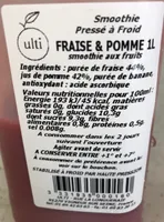 Smoothie aux fruits fraise et pomme 1L