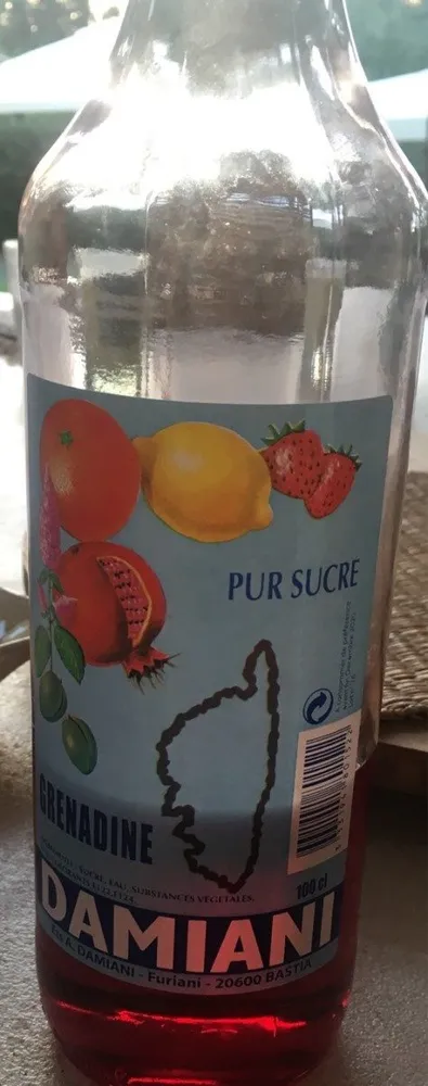 Sirop de grenadine Corse DAMIANI