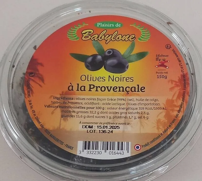 Olives noires â la provençale