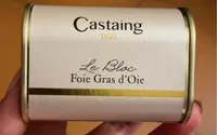 Block of goose foie gras