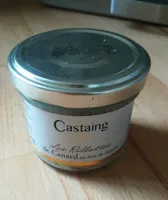 Rillettes de canard au foie de canard