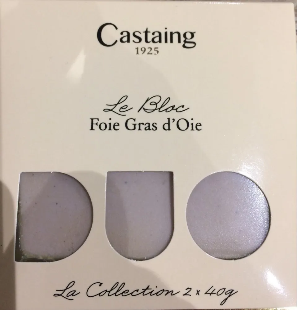 Castaing bloc foie gras d'oie