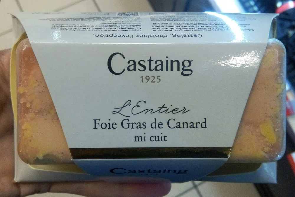 Foie gras de canard mi cuit