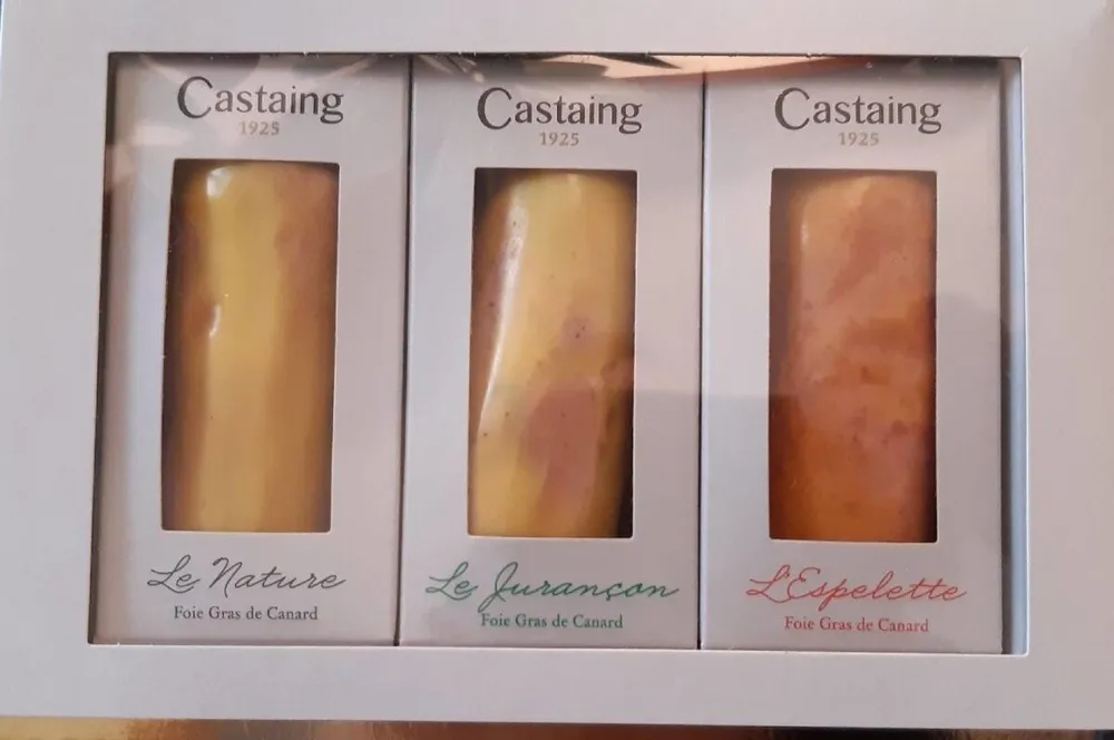 Estuche surtido de foie gras de pato