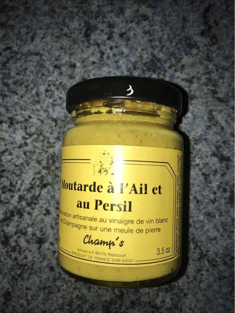 Moutarde à l ail et au persil