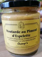 Moutarde au Piment d'Espelette