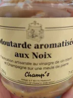 Moutarde aromatisée aux noix
