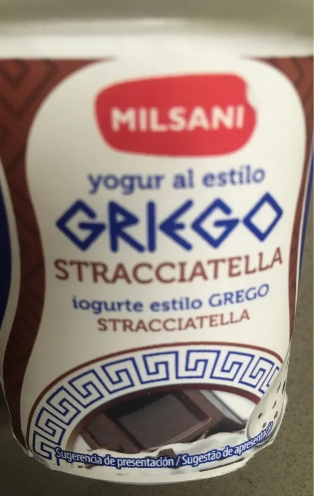 Yogur griego de stracciatella