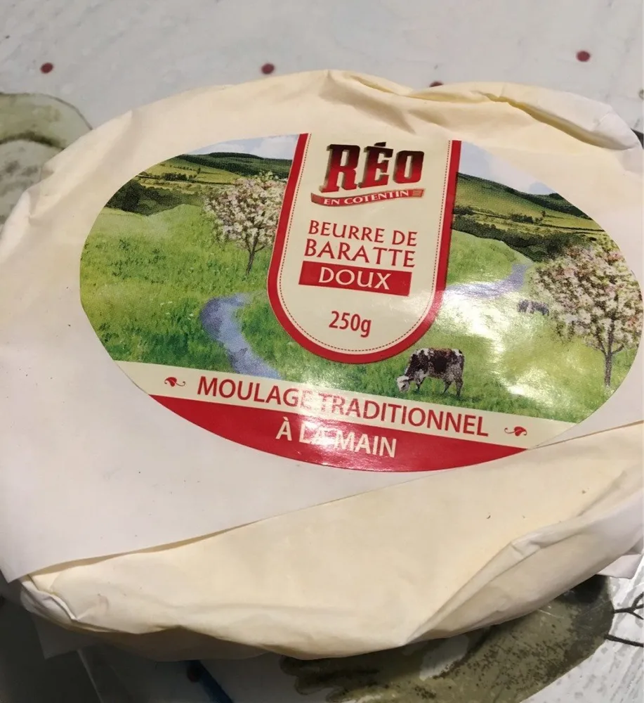 Beurre de baratte cru du Cotentin doux