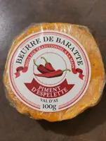 Beurre de baratte piment d'espelette