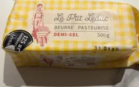 Beurre pasteurisé demi sel 500g