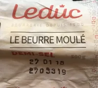 Beurre moulé demi-sel