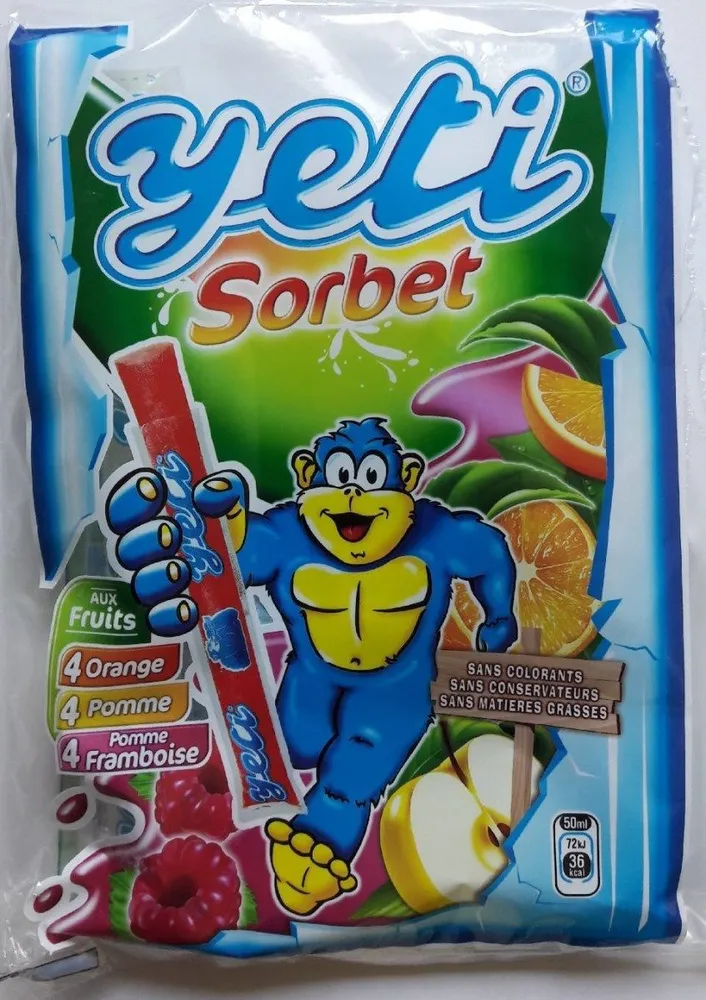 Yeti Sorbet - Aux fruits