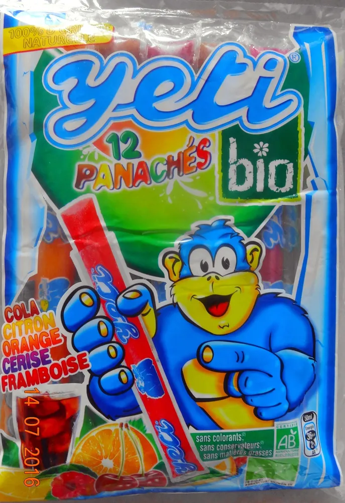 Yéti panachés bio