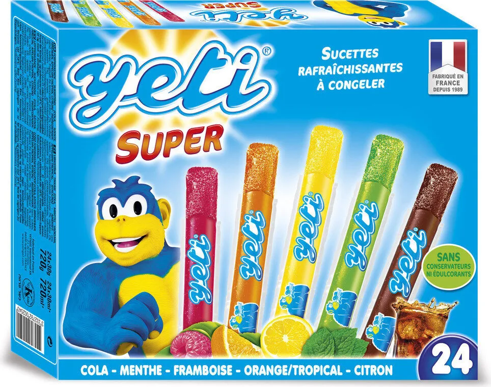 SUCETTES RAFRAÎCHISSANTES À CONGELER