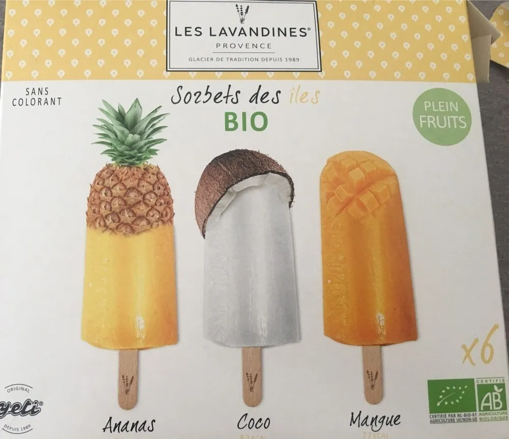 Sorbets des îles