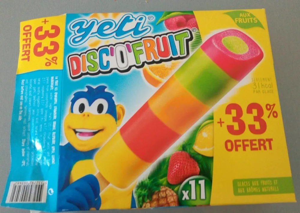 Yeti disc'o'fruit