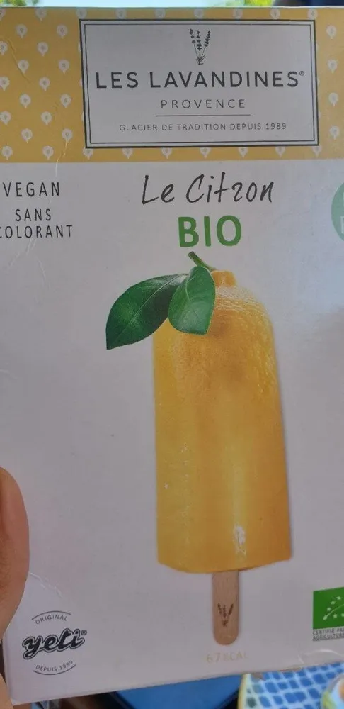 Les Lavandines Provence - Sorbet plein fruit au citron bio