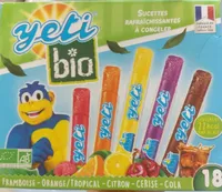 Sucettes rafraîchissantes