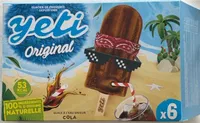 Glace a l’eau saveur cola